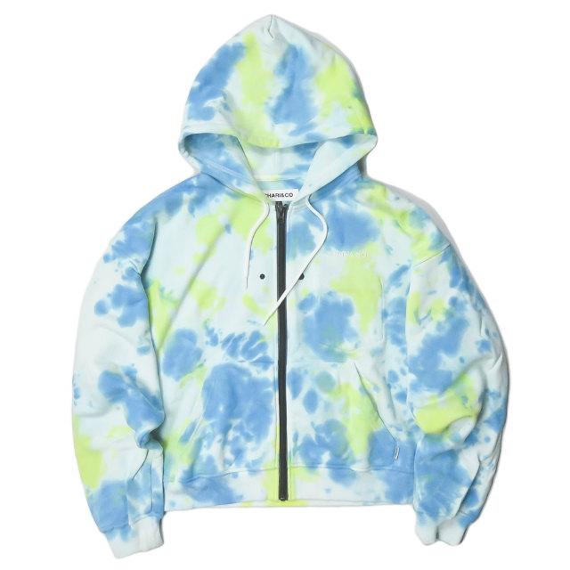 CHARI＆CO x Ray BEAMS チャリアンドコー レイビームス 20SS TIE DYE ZIP UP HOODIE タイダイジップアップフーディー パーカー lc30597 | 