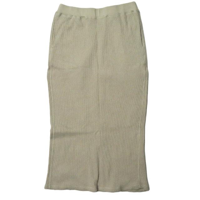AMERICANA x Deuxieme Classe アメリカーナ ドゥーズィエムクラス 別注 THERMAL SKIRT サーマルスカート M カーキ ワッフル lc30707 | 
