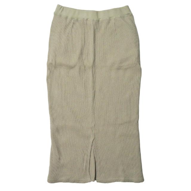 AMERICANA x Deuxieme Classe アメリカーナ ドゥーズィエムクラス 別注 THERMAL SKIRT サーマルスカート M カーキ ワッフル lc30707 |  | 01
