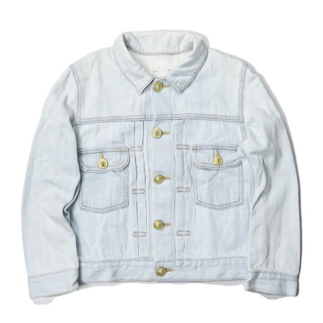 ビューティフルピープル Beautiful People 日本製 Selvedge Denim Jacket セルビッチデニムジャケット 130 ブルー Gジャン ブリーチ Lc Loopヤフーショッピング店 通販 Yahoo ショッピング