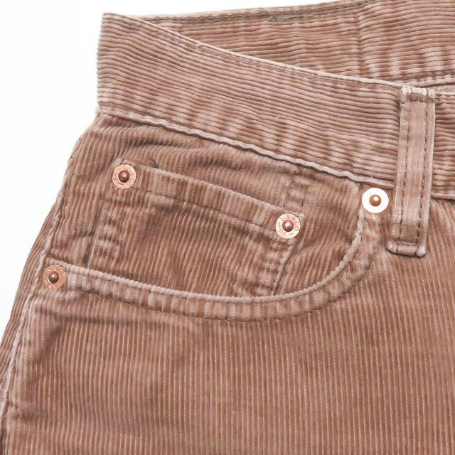 リーバイス Levi's 505 コーデュロイ5ポケットパンツ 505-6928 26 ブラウン ジッパーフライ ボトムス |  | 02