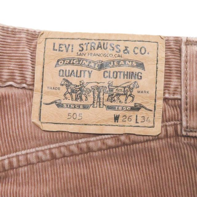 リーバイス Levi's 505 コーデュロイ5ポケットパンツ 505-6928 26 ブラウン ジッパーフライ ボトムス |  | 04