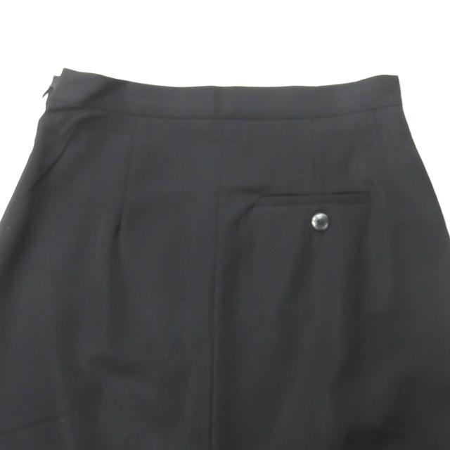 sawa takai サワタカイ 日本製 Slit Skirt スリットスカート SS15-1006 4 ブラック ウール センタークリース ボトムス lc30789 |  | 05