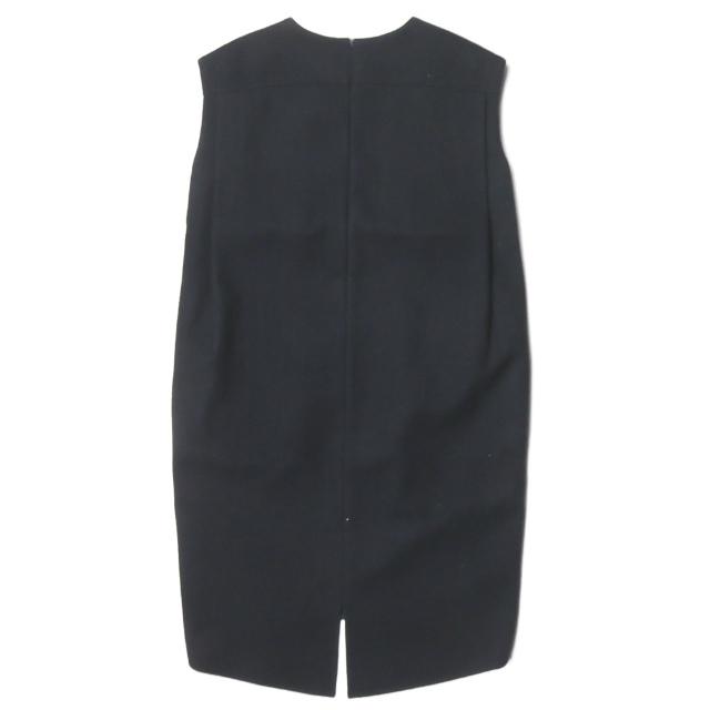 ELIN x Demi-Luxe BEAMS エリン デミルクス ビームス 17AW 別注 メルトンアシンメトリーワンピース 11706-24-1138 38 ウール lc30801 |  | 01