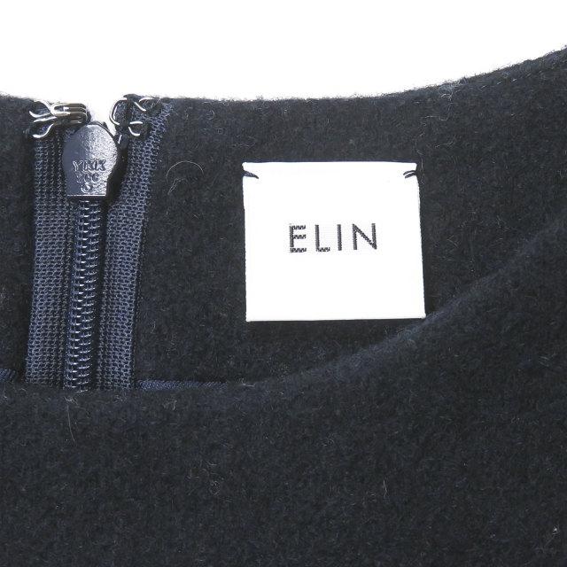 ELIN x Demi-Luxe BEAMS エリン デミルクス ビームス 17AW 別注 メルトンアシンメトリーワンピース 11706-24-1138 38 ウール lc30801 |  | 02