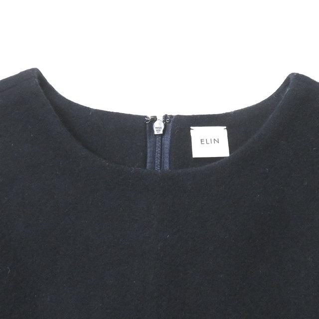 ELIN x Demi-Luxe BEAMS エリン デミルクス ビームス 17AW 別注 メルトンアシンメトリーワンピース 11706-24-1138 38 ウール lc30801 |  | 03