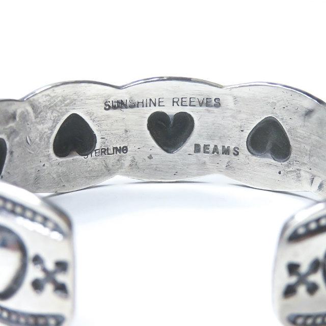 サンシャインリーブス ビームスボーイ SUNSHINE REEVES x BEAMS BOY HEART Bracelet ハートブレスレット  バングル インディアンジュエリー ナバホ族