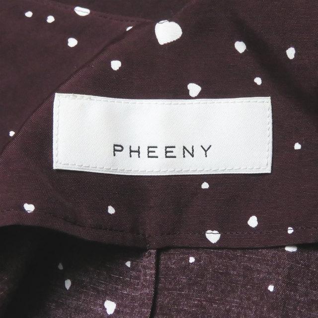 PHEENY フィーニー 日本製 Rayon heart printed camisole dress レーヨンハートプリントキャミソールドレス PS17-OP01 ワンピース lc30886 |  | 02
