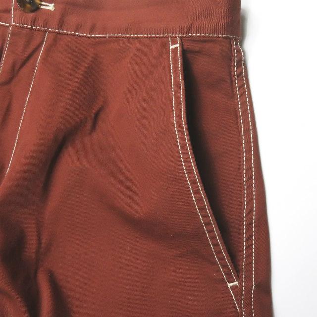 ADAM ET ROPE アダムエロペ 19SS ステッチワークロングフレアスカート GAC-09490 38 ブラウン コットン ボトムス lc30893 |  | 04