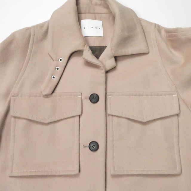 CINOH チノ 19AW 日本製 W Face Big Pocket Jacket ダブルフェイス 