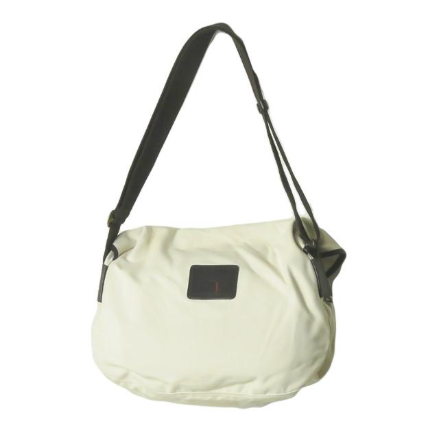 ウプラ Upla アダムエロペ限定 ORIGINAL SIZE SHOULDER BAG キャンバスレザー ハンティングショルダーバッグ オフホワイト/ブラック BESACE カバン |  | 01