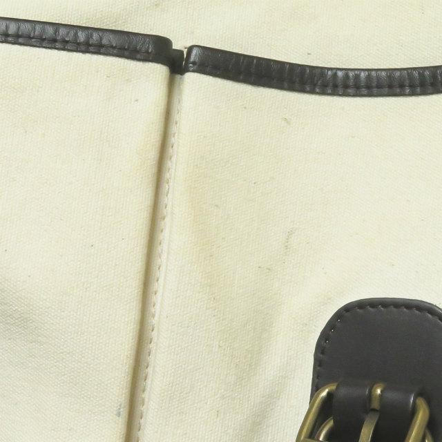 ウプラ Upla アダムエロペ限定 ORIGINAL SIZE SHOULDER BAG キャンバスレザー ハンティングショルダーバッグ オフホワイト/ブラック BESACE カバン |  | 04