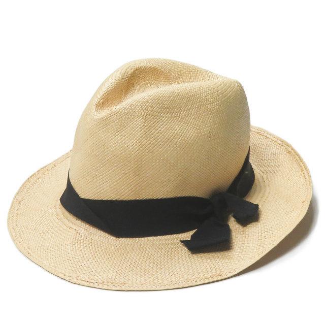 センシスタジオ SENSI STUDIO リボン付き ストローハット フリー(内周約57-58cm) ベージュ 麦わら帽子 帽子  :lc30991:LOOPヤフーショッピング店 - 通販 - Yahoo!ショッピング