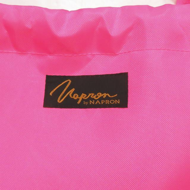 ナプロン NAPRON 日本製 ネオンミニペイシェントバッグ ピンク 巾着 