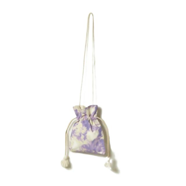 リラキャンベル Lilas Campbell タイダイ巾着バッグ パープル ショルダーバッグ カバン |  | 02