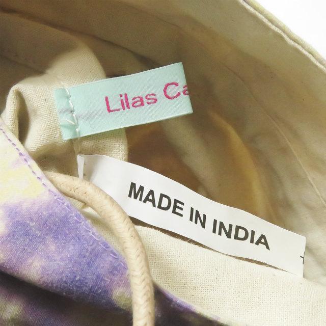 リラキャンベル Lilas Campbell タイダイ巾着バッグ パープル ショルダーバッグ カバン |  | 03