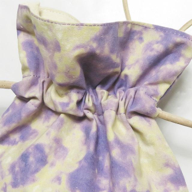 リラキャンベル Lilas Campbell タイダイ巾着バッグ パープル ショルダーバッグ カバン |  | 04
