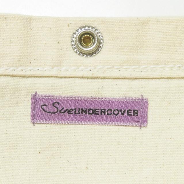 スーアンダーカバー SueUNDERCOVER 日本製 オーガンジーサコッシュ SUV8B03 ナチュラル コットンキャンバス ショルダーバッグ カバン |  | 02