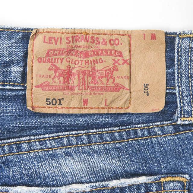 リーバイス Levi's 501 ストレートデニムパンツ W501-01 29 ブルー 5ポケット ボタンフライ ボトムス |  | 02