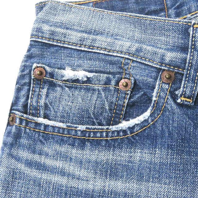 リーバイス Levi's 501 ストレートデニムパンツ W501-01 29 ブルー 5ポケット ボタンフライ ボトムス |  | 04