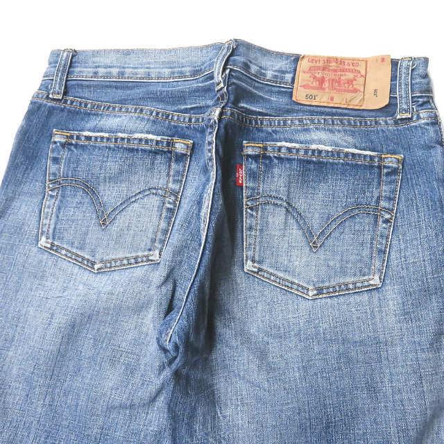 リーバイス Levi's 501 ストレートデニムパンツ W501-01 29 ブルー 5ポケット ボタンフライ ボトムス |  | 05