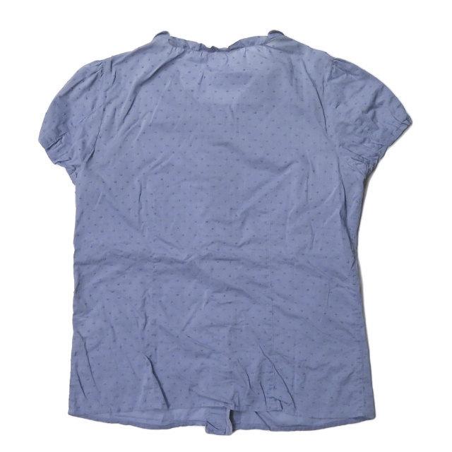 マークバイマークジェイコブス MARC BY MARC JACOBS ドット刺繍 ラウンドカラーショートスリーブシャツ 4 ラベンダー 半袖 ブラウス トップス |  | 01