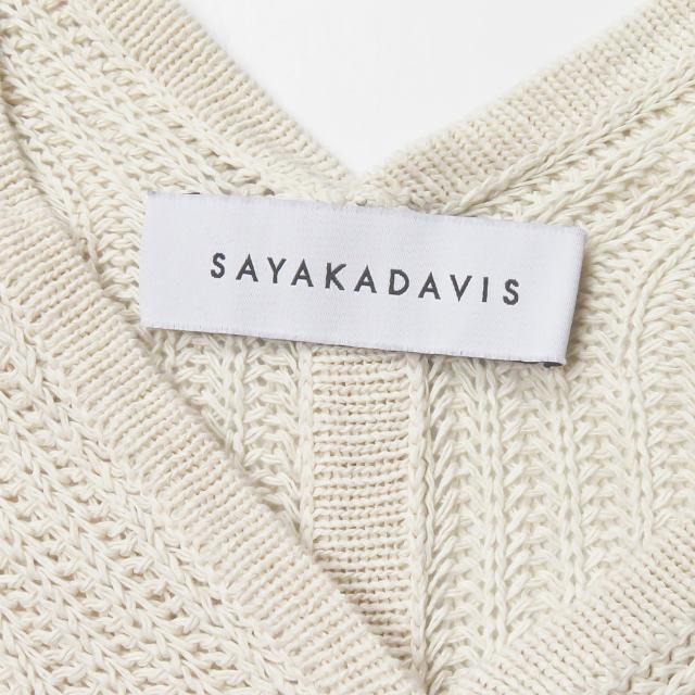 SAYAKADAVIS サヤカデイヴィス フリンジニットポンチョ AKT13-ST フリー ホワイト プルオーバー アウター lc31240 |  | 02
