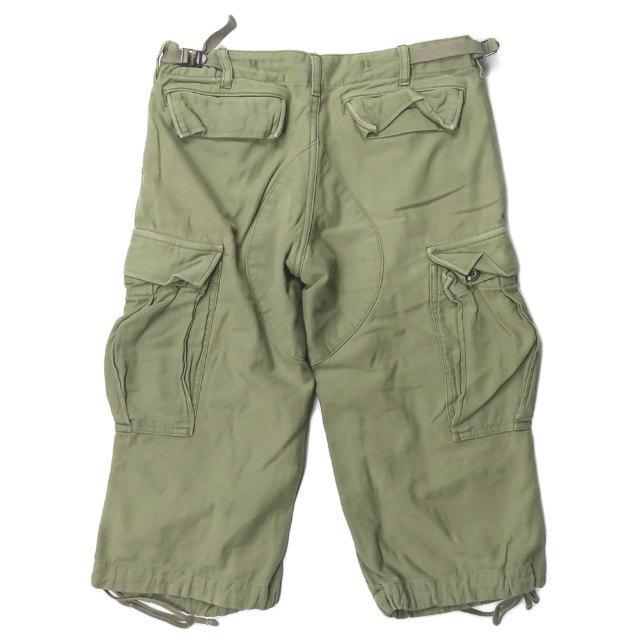 グリーン green 日本製 クロップドカーゴパンツ 1 オリーブ ミリタリー HYKE ボトムス |  | 01