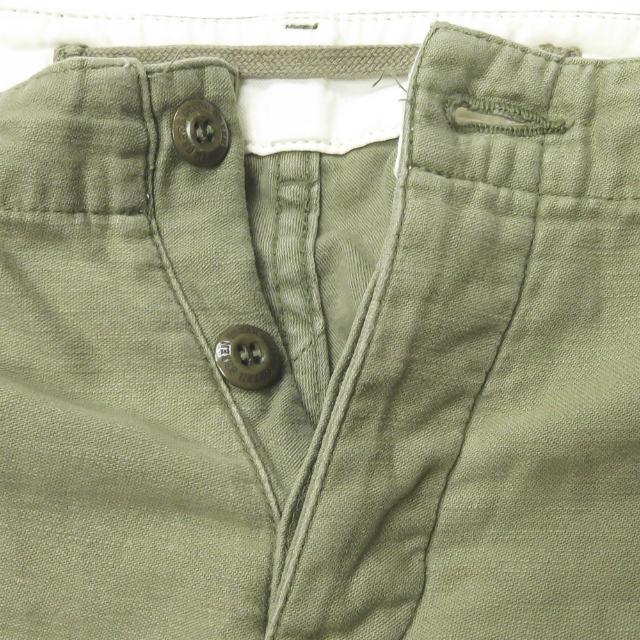 グリーン green 日本製 クロップドカーゴパンツ 1 オリーブ ミリタリー HYKE ボトムス |  | 03