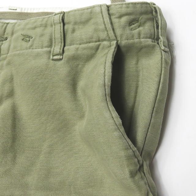 グリーン green 日本製 クロップドカーゴパンツ 1 オリーブ ミリタリー HYKE ボトムス |  | 04