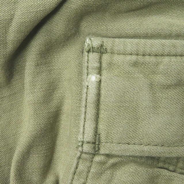 グリーン green 日本製 クロップドカーゴパンツ 1 オリーブ ミリタリー HYKE ボトムス |  | 06