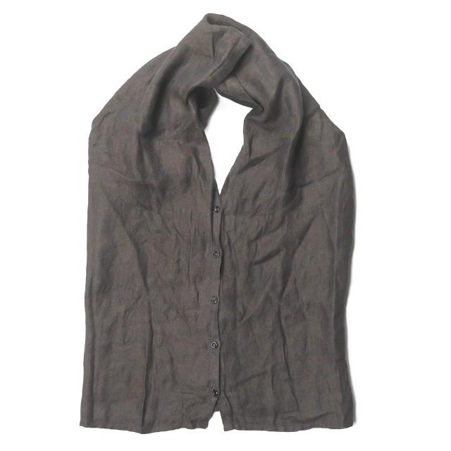 フランクリーダー FRANK LEDER ドイツ製 リネンヘリンボーンストール ブラウン スヌード |  | 03