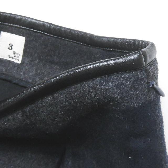 THREE DOTS TURQUOISE スリードッツターコイズ メルトンウールブロックチェックスカート 36程度 ネイビー プリーツ ボトムス lc31385 |  | 03