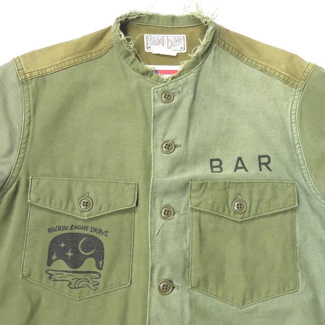 SALTWATER COWBOY ソルトウォーターカウボーイ 日本製 DOODLE UTILITY SHIRT JACKET リメイクミリタリーシャツジャケット ONE lc31451 |  | 04