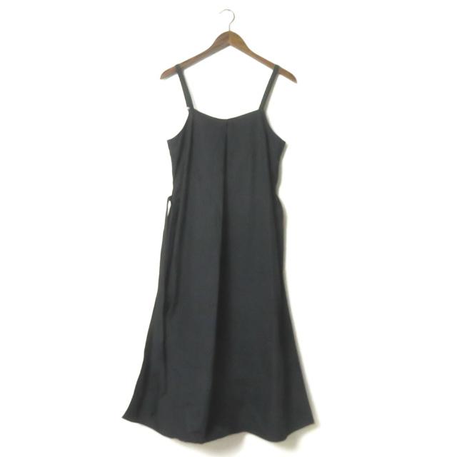 Ray BEAMS レイビームス 19SS サイドスリットサロペットワンピース フリー ブラック トップス lc31459 | 