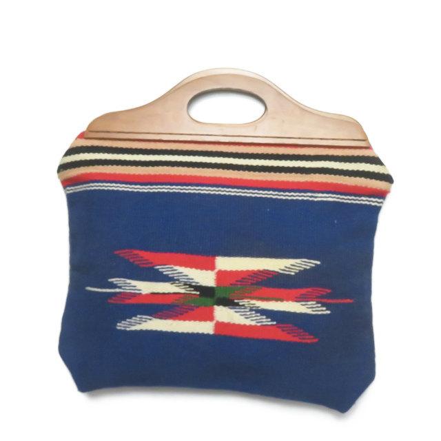 vintage CHIMAYO bag チマヨ バッグ オルテガ チマヨ ショルダー トートバッグ 100%ウール手織り