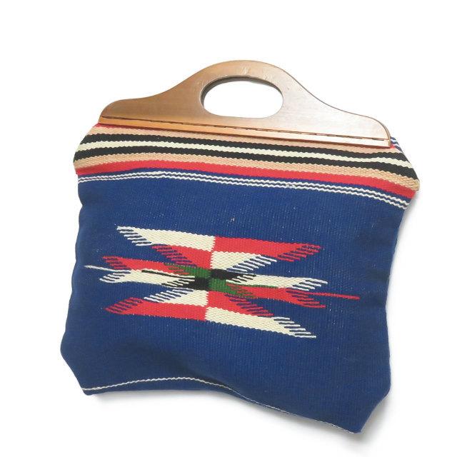 古着 VINTAGE CHIMAYO BAG WOOD HANDLE ヴィンテージ ウッドハンドル