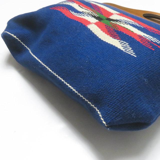 古着 VINTAGE CHIMAYO BAG WOOD HANDLE ヴィンテージ ウッドハンドル