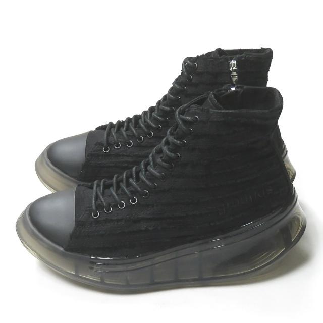 グラウンズ MIKIO SAKABE ミキオサカベ grounds x ROYAL FLASH 21SS 別注 Hi VORTEX R サイドジップハイカットスニーカー 39(25cm) ブラック |  | 01