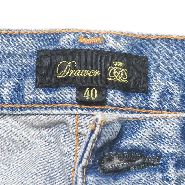 ドゥロワー Drawer 日本製 ブラストセルビッチデニムパンツ 6514-277 