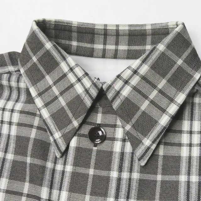 TOGA トーガ 21SS 日本製 Check shirt S/S check チェックシャツ 