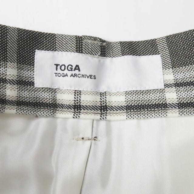 新品 TOGA トーガ 21SS 日本製 Check short pants チェックショートパンツ TA11-FF024 34 グレー ショーツ TOGA ARCHIVES ボトムス lc31493 |  | 02