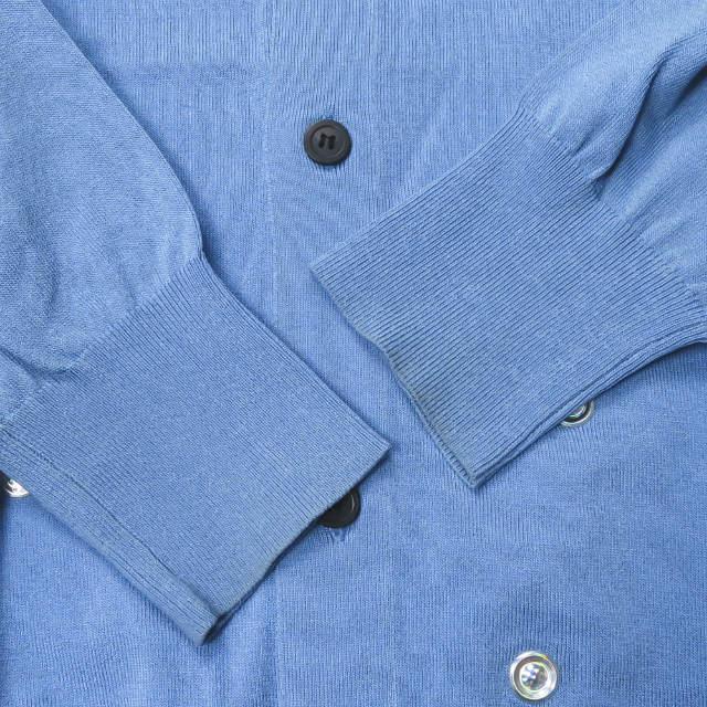 TOGA PULLA トーガ プルラ 21SS Dot knit cardigan ドットニットカーディガン TP11-XO211 36 ブルー メタルパーツ lc31497 |  | 04