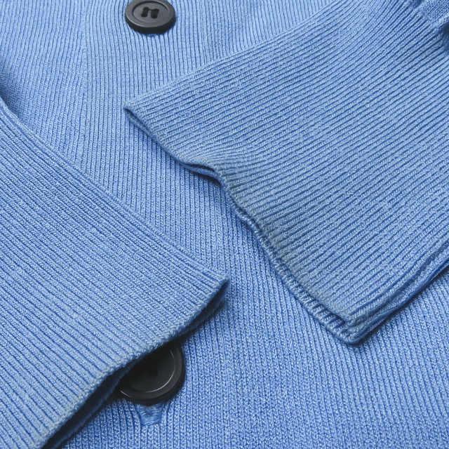 TOGA PULLA トーガ プルラ 21SS Dot knit cardigan ドットニットカーディガン TP11-XO211 36 ブルー メタルパーツ lc31497 |  | 05