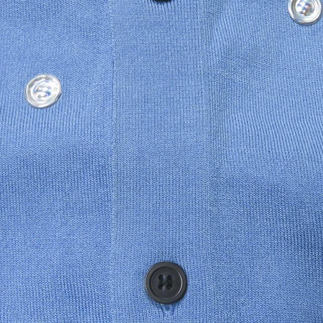 TOGA PULLA トーガ プルラ 21SS Dot knit cardigan ドットニットカーディガン TP11-XO211 36 ブルー メタルパーツ lc31497 |  | 06