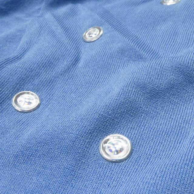 TOGA PULLA トーガ プルラ 21SS Dot knit cardigan ドットニットカーディガン TP11-XO211 36 ブルー メタルパーツ lc31497 |  | 07