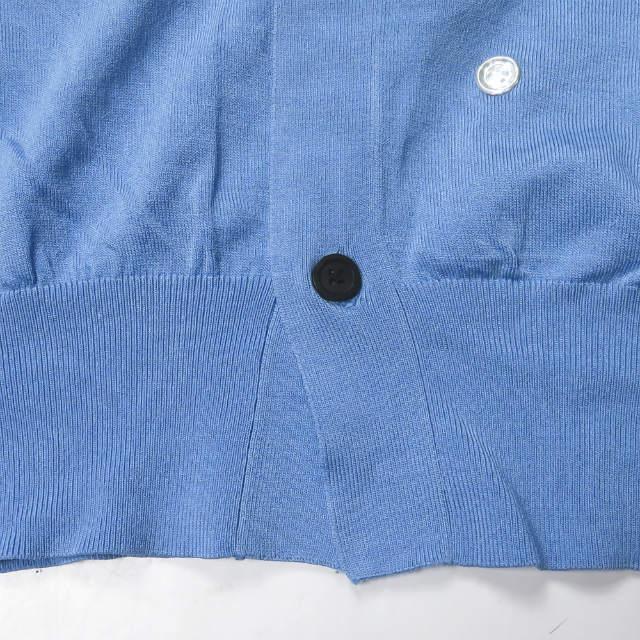 TOGA PULLA トーガ プルラ 21SS Dot knit cardigan ドットニットカーディガン TP11-XO211 36 ブルー メタルパーツ lc31497 |  | 08