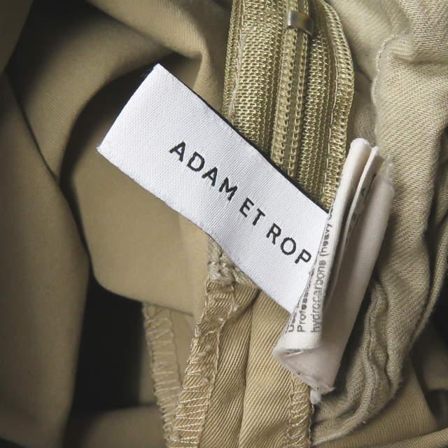ADAM ET ROPE アダムエロペ 18SS 日本製 ツイルガウチョパンツ GAS-0832 38 ベージュ イージー クロップド ボトムス lc31549 |  | 02