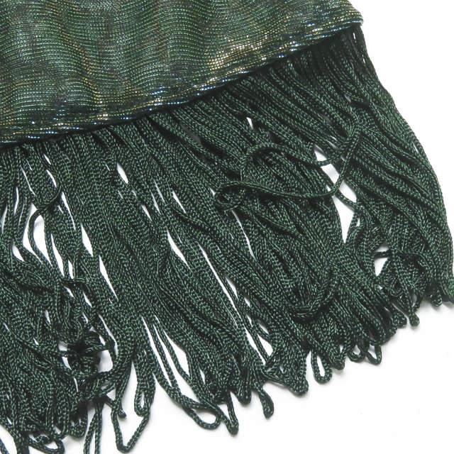 abacaxi アバカシー 20AW Mixed Media Dress ミックスメディアドレス 20040043002230 S グリーン ノースリーブ シアー フリンジ lc31582 |  | 09