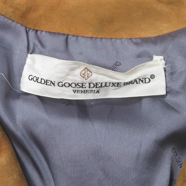 GOLDEN GOOSE ゴールデングース ダメージ加工スエードダブルライダースジャケット S ブラウン レザージャケット Deuxieme Classe lc31597 |  | 02